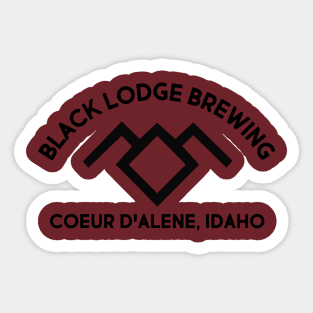 Black Lodge Symbol of Owl Cave Sticker